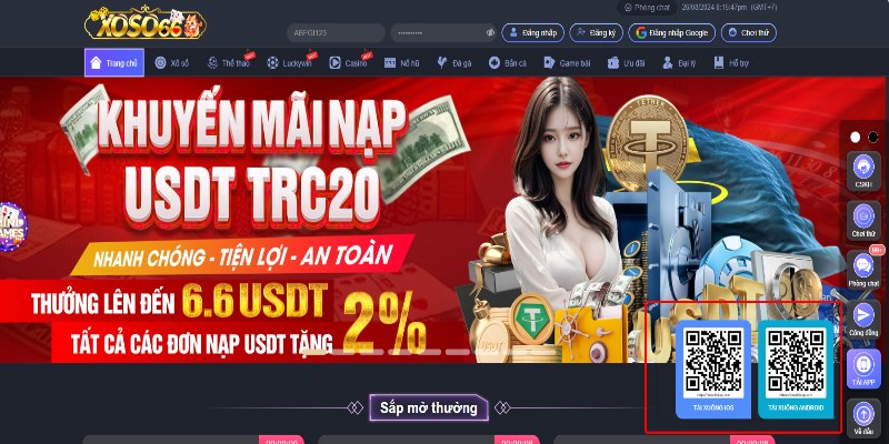 Bỏ túi quy trình tải app Xoso66